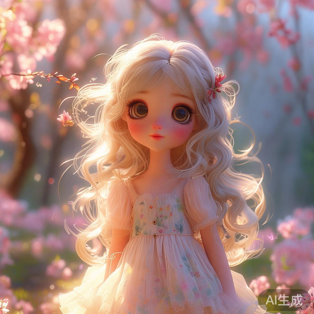 唯美萌系少女大图图片