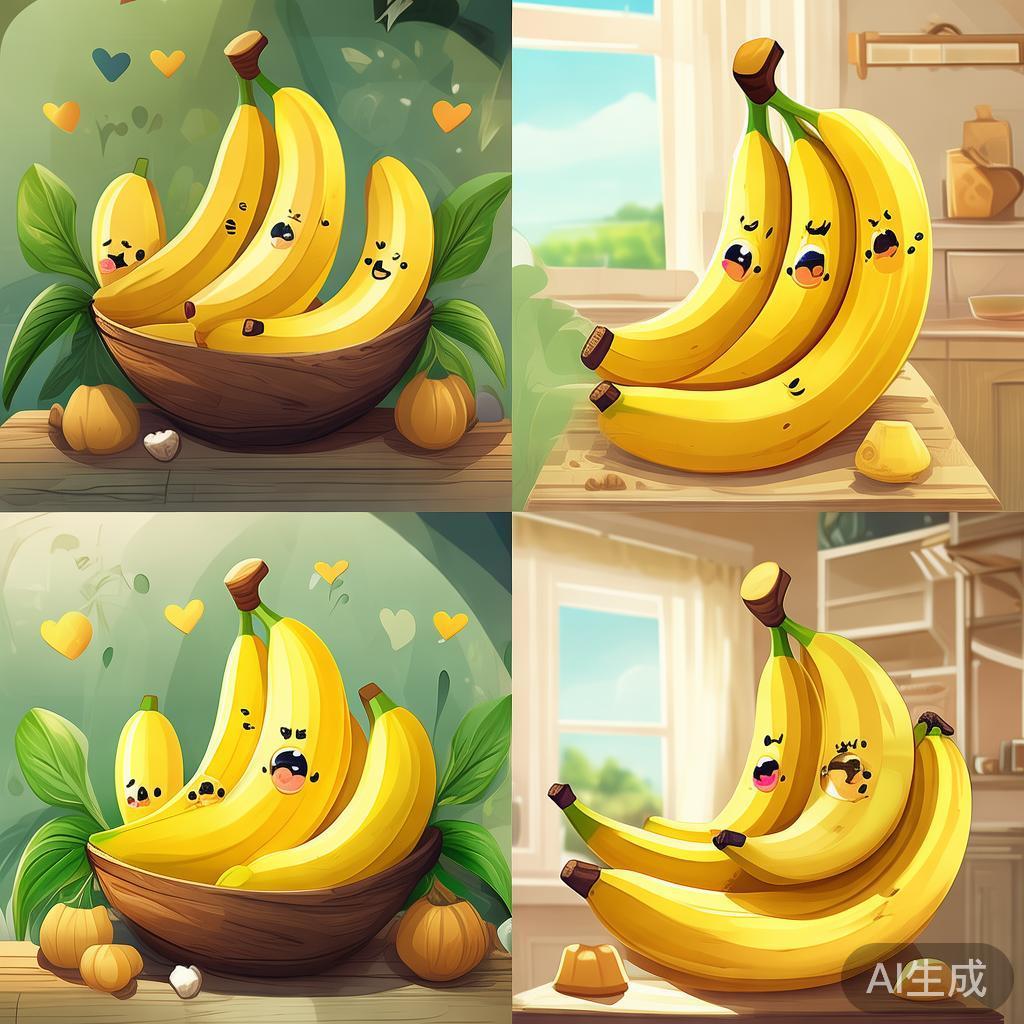 温馨卡通香蕉图片大全