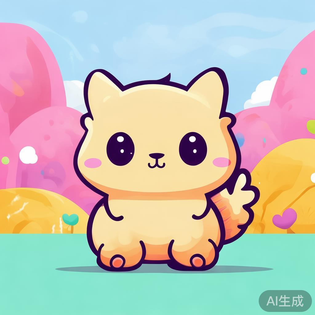 儿童简笔画萌系动物动漫图片