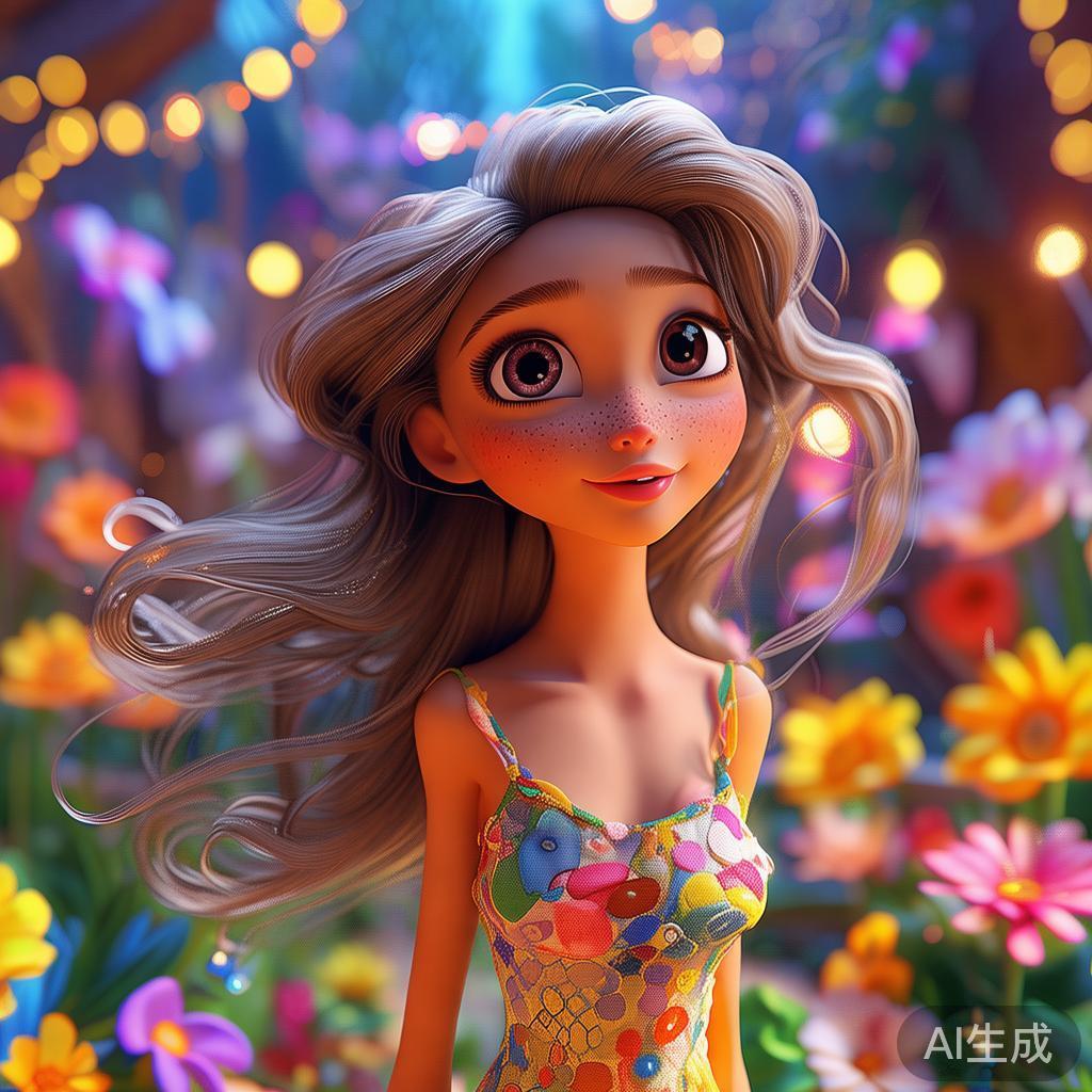 卡通美女艺术萌图
