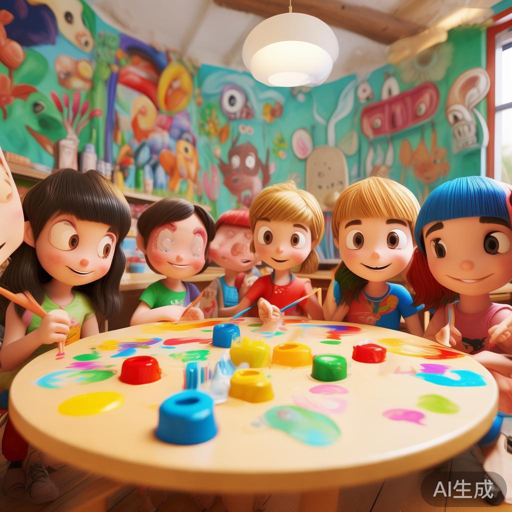 幼儿园简易画画图片卡通萌画