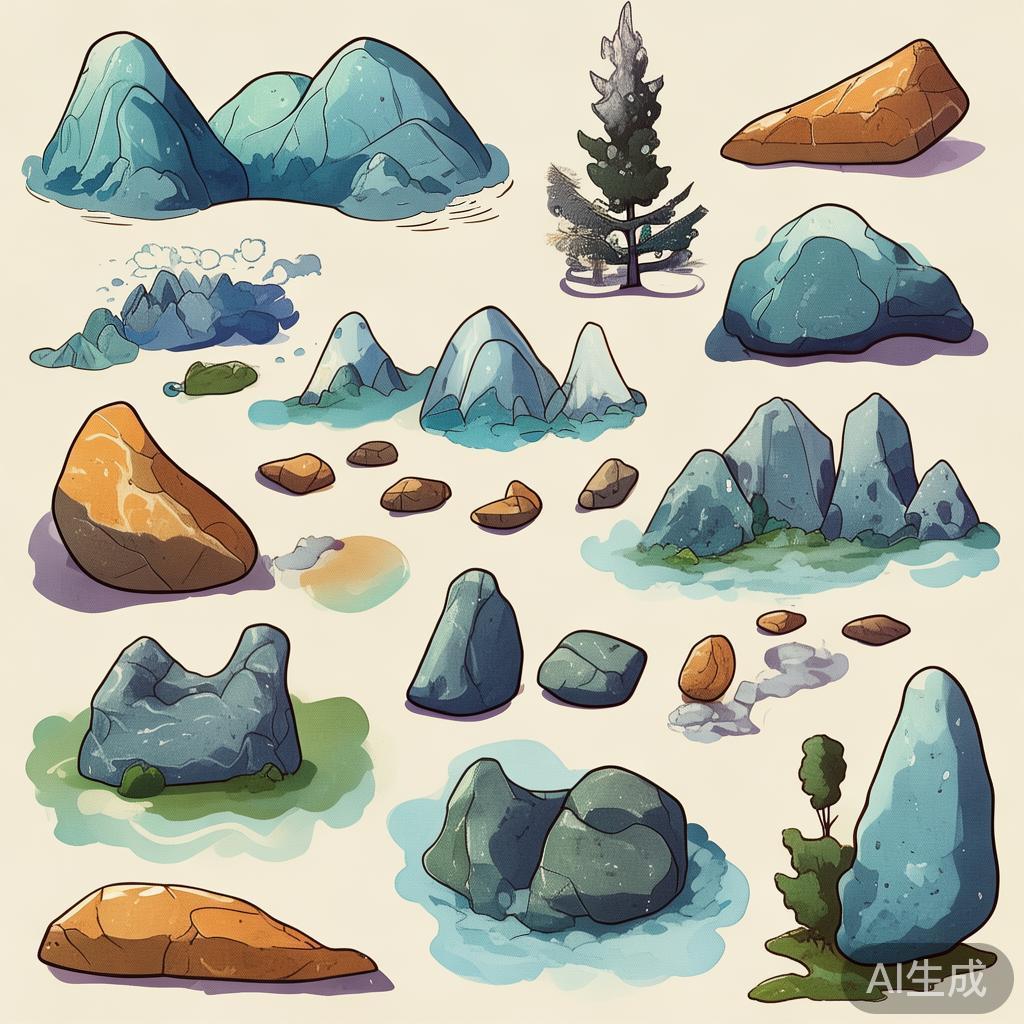 Q版黄山奇石图片集