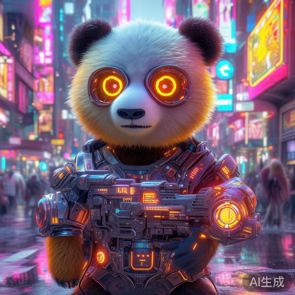 赛博萌熊猫图片大全