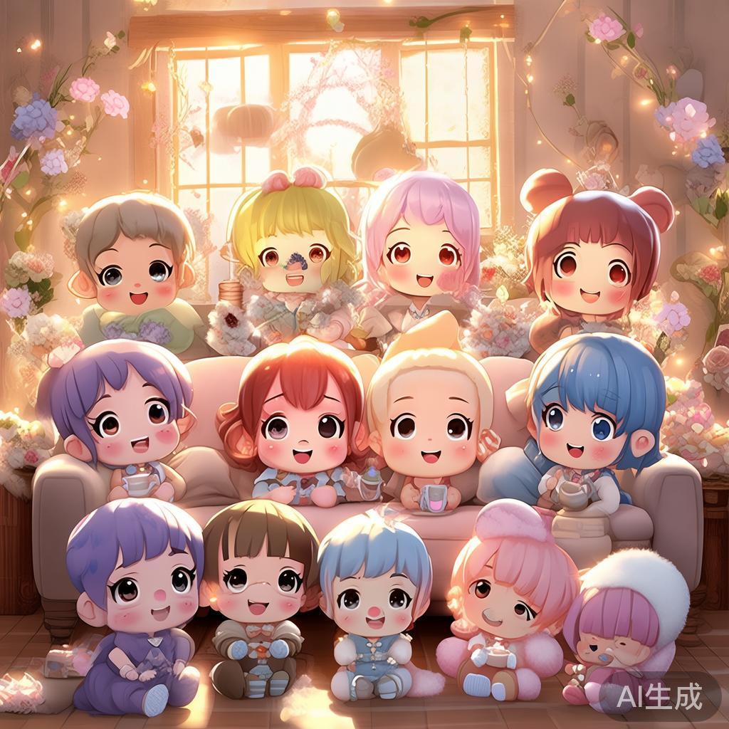 萌系动漫人物温馨图片集