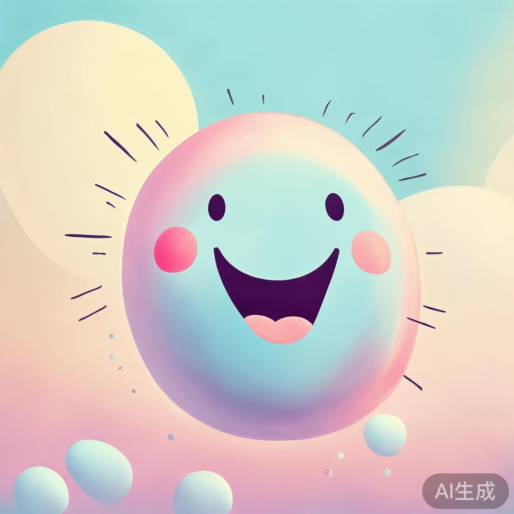 唯美卡通笑脸简笔画图片