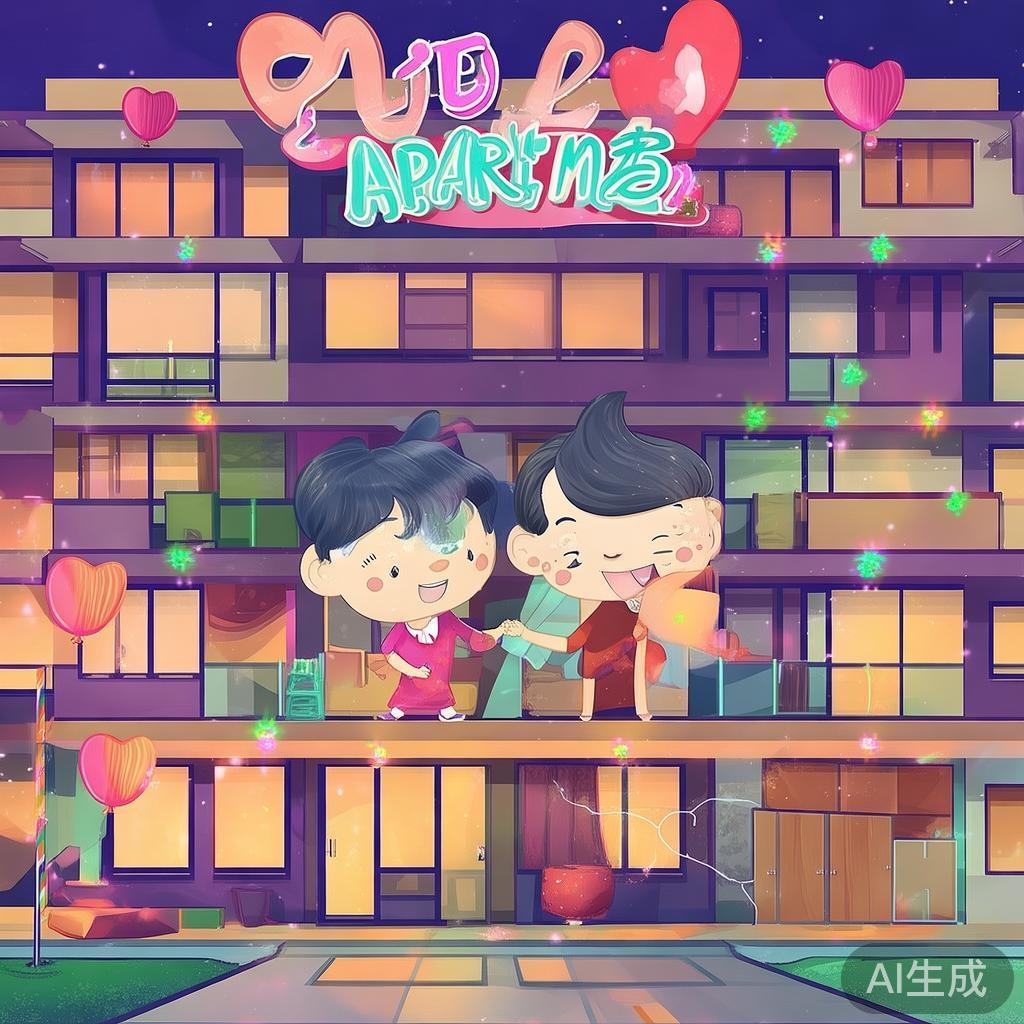 爱情公寓4海报卡通温馨图片