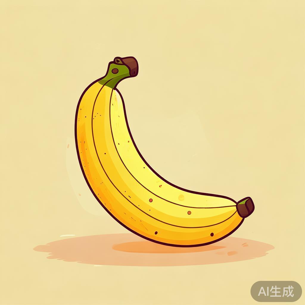 卡通温馨香蕉简笔图片