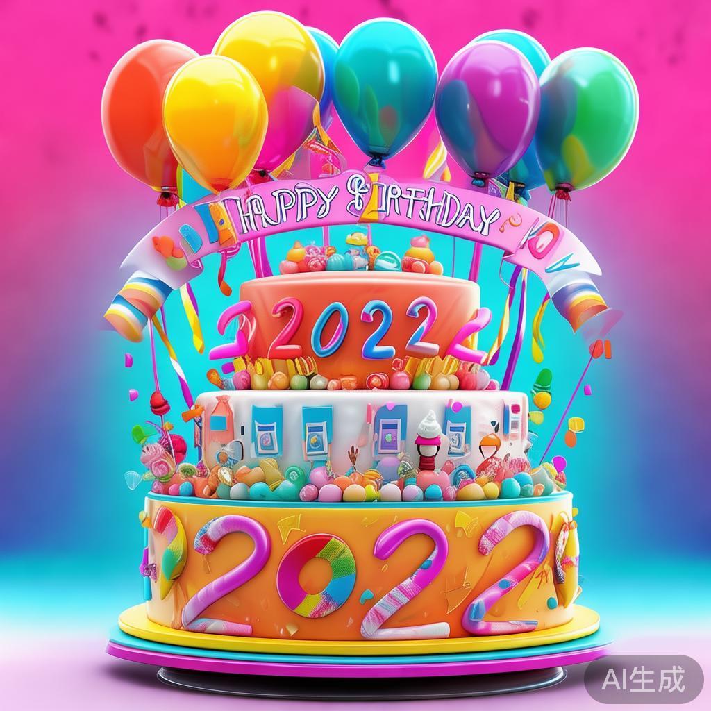 卡通素描生日蛋糕2022新款图片
