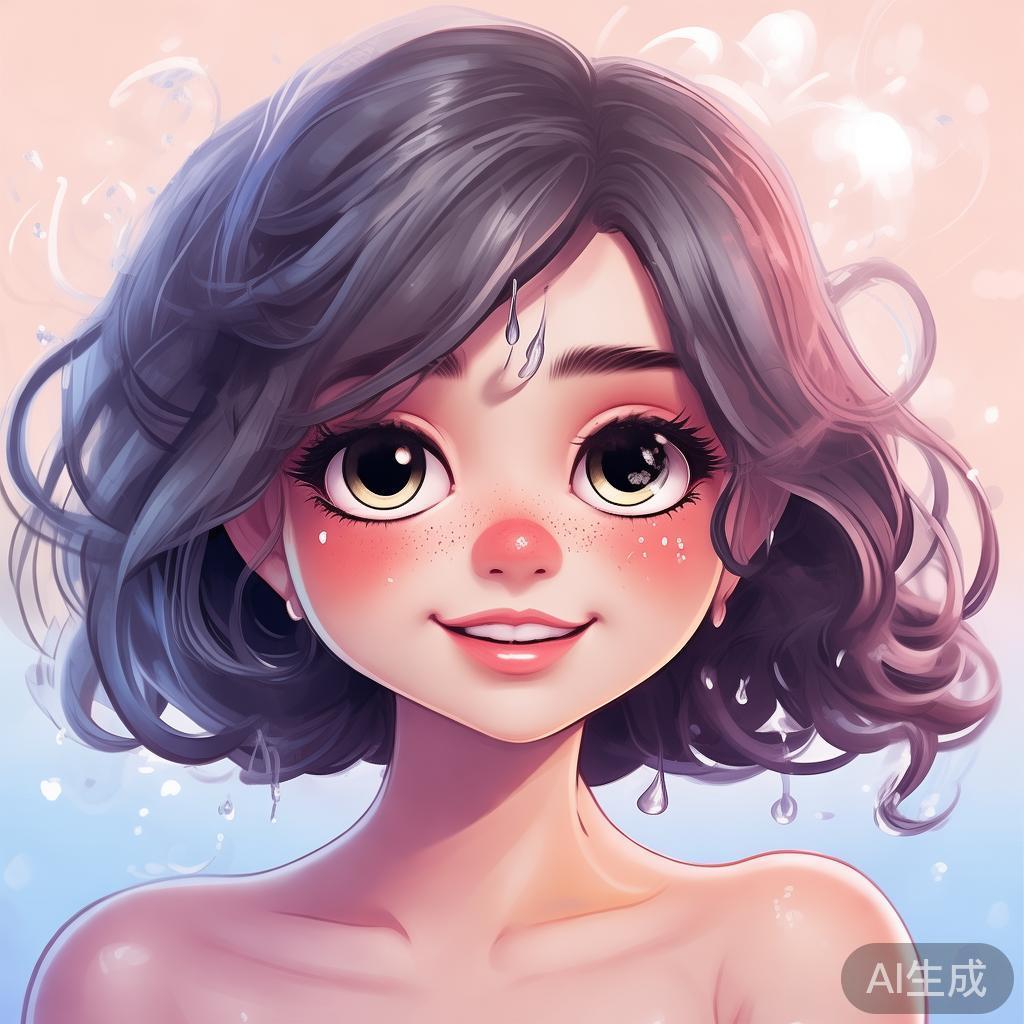 暖心小画：女性假性湿庞症状图片