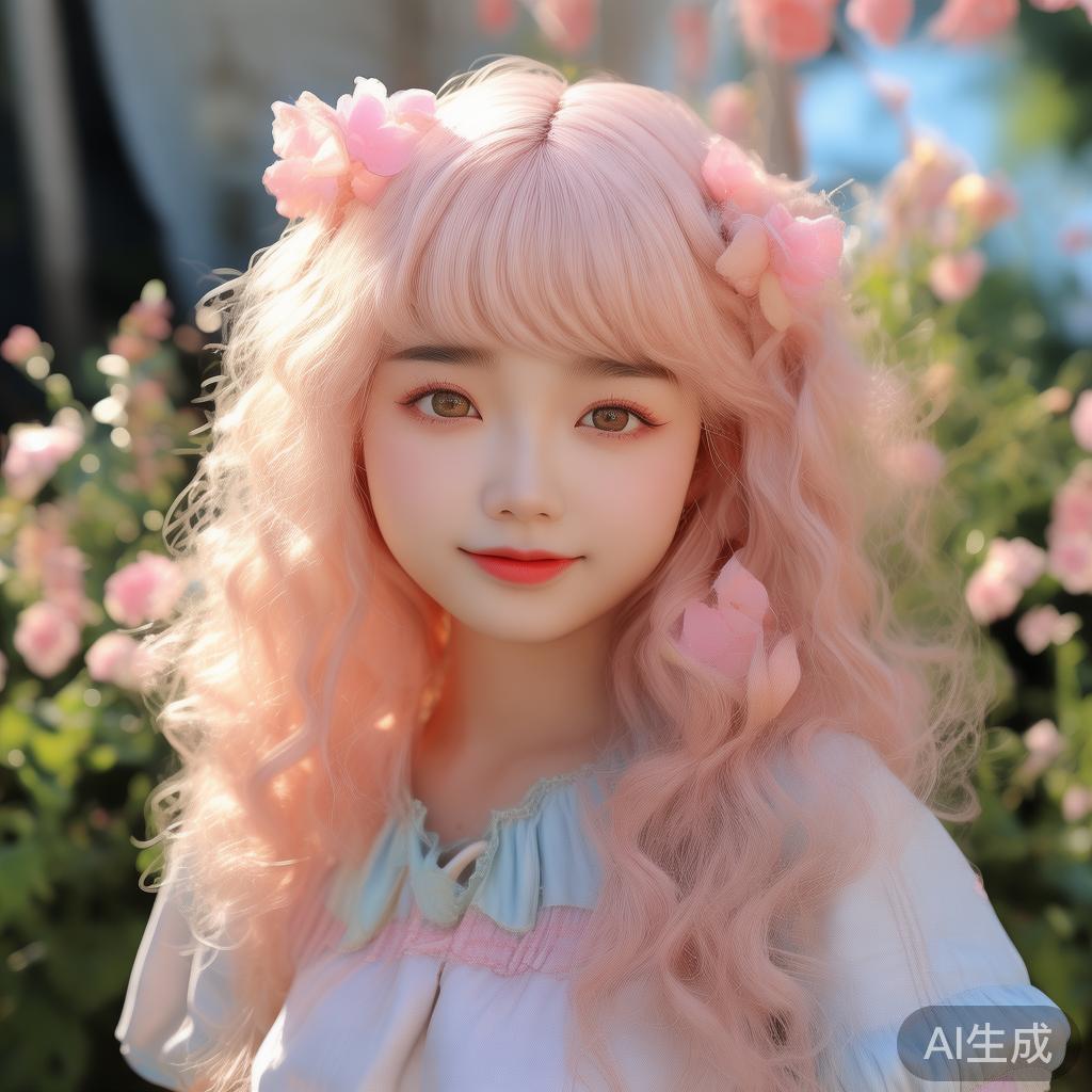 萌系美女PP图片