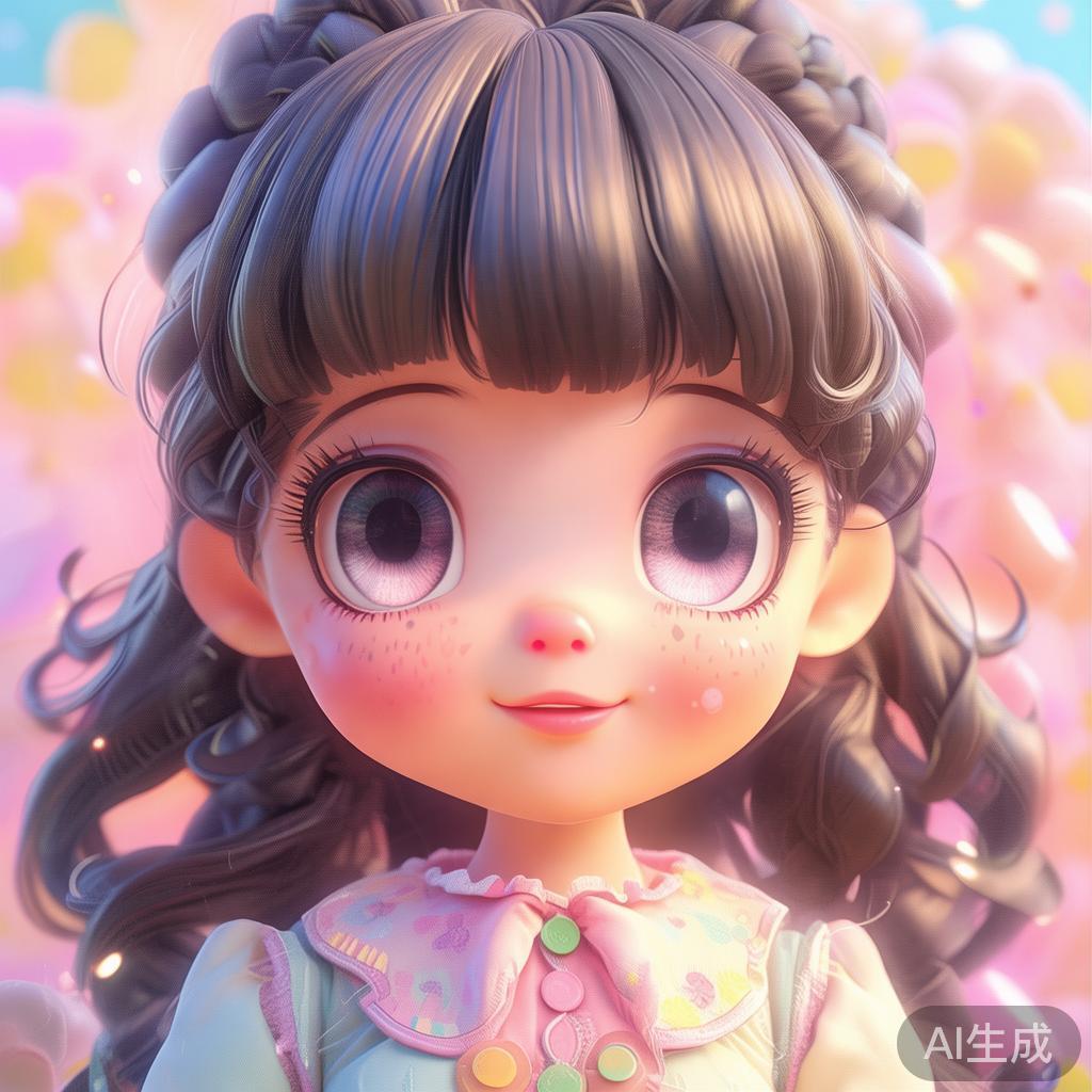 卡通温馨萌女可爱头像图片
