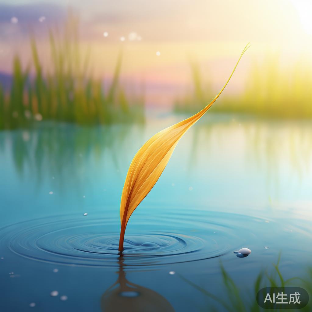 卡通芦苇叶轻叹的图片