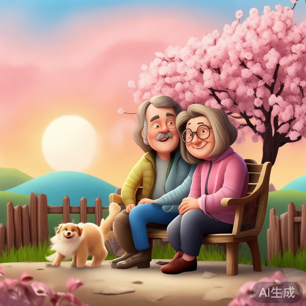 中年暖时光·卡通温馨图片
