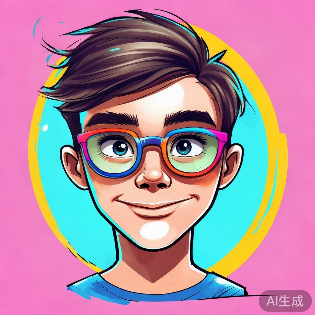 卡通素描qq男生头像图片