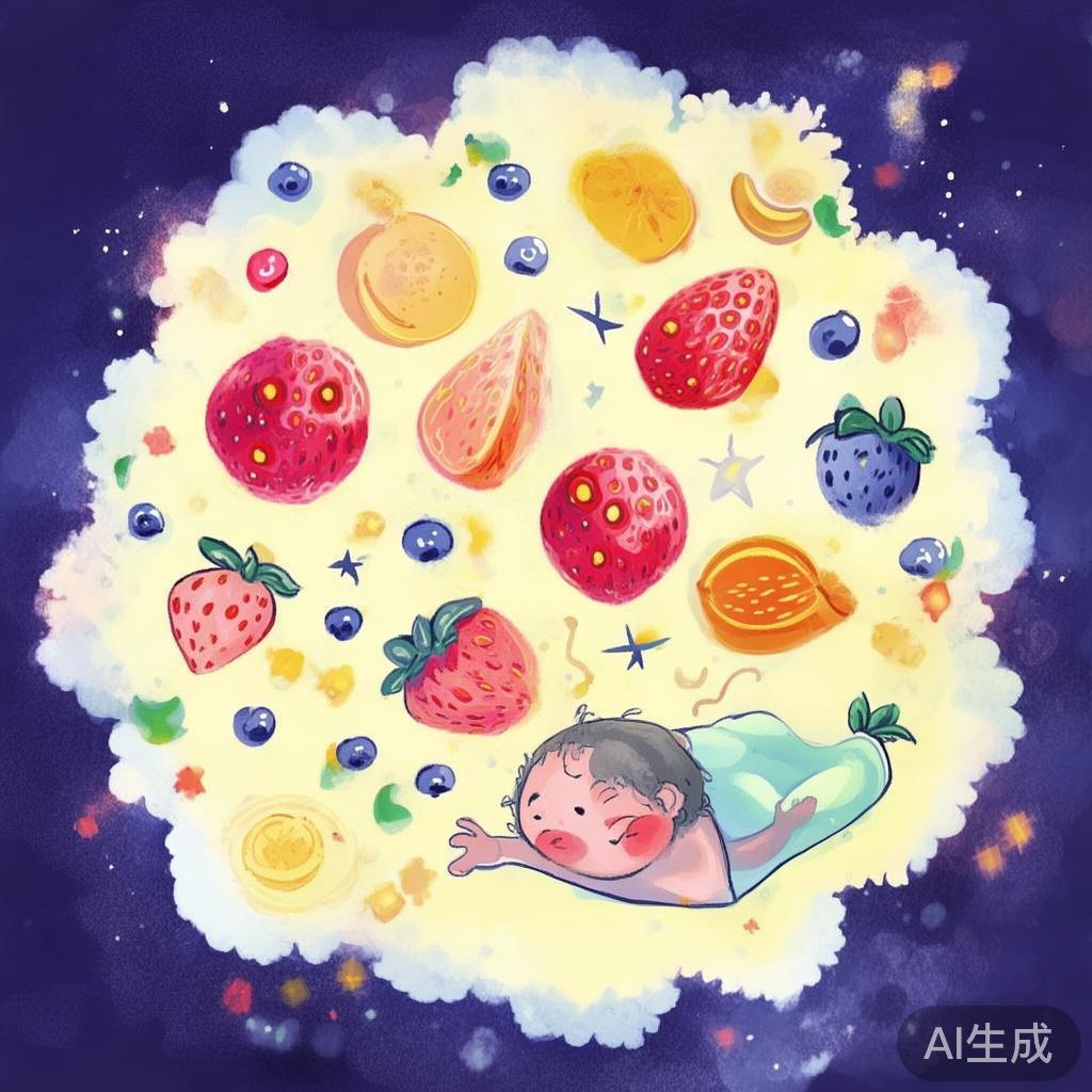 幼儿简笔画水果甜梦图片