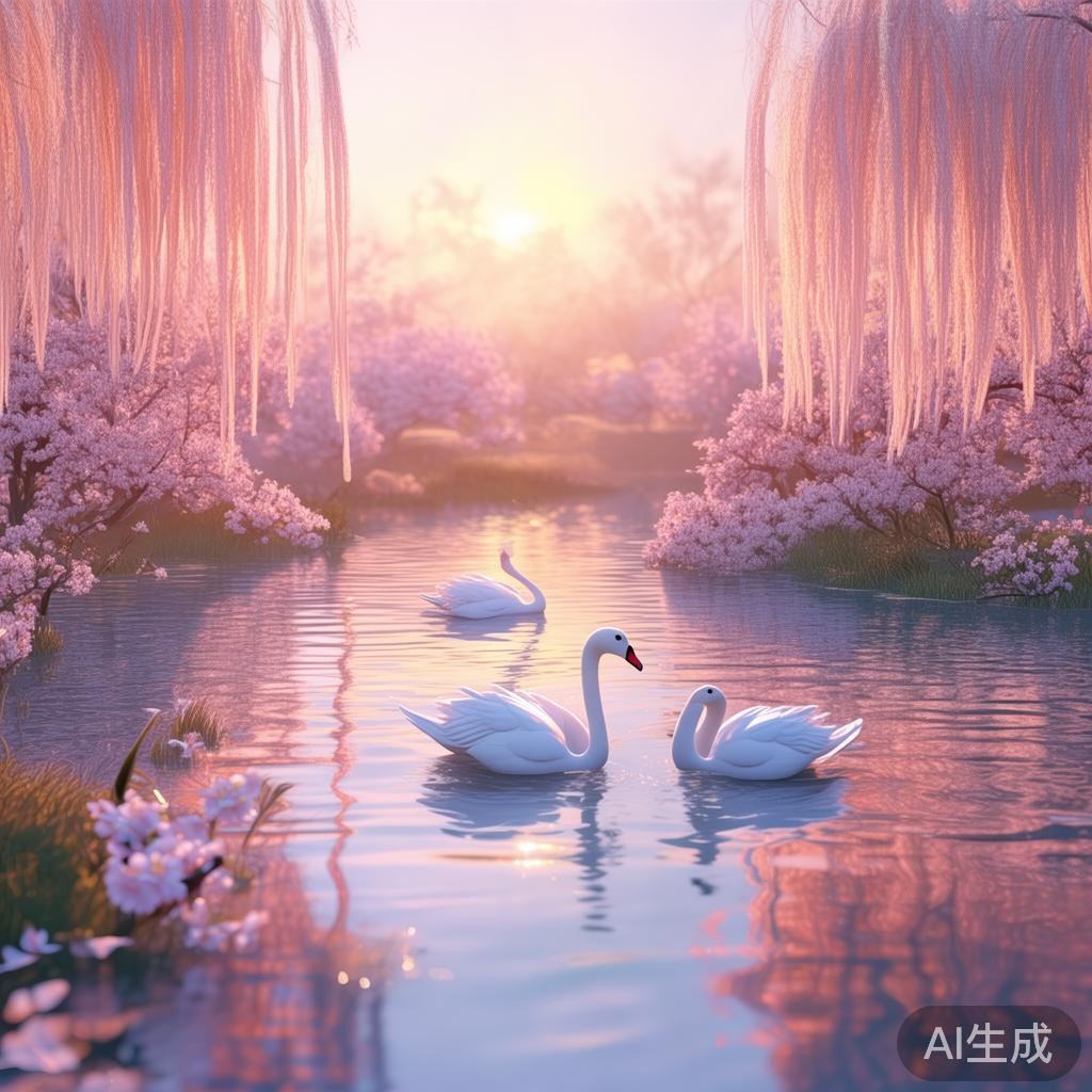 古典淡雅卡通唯美图片