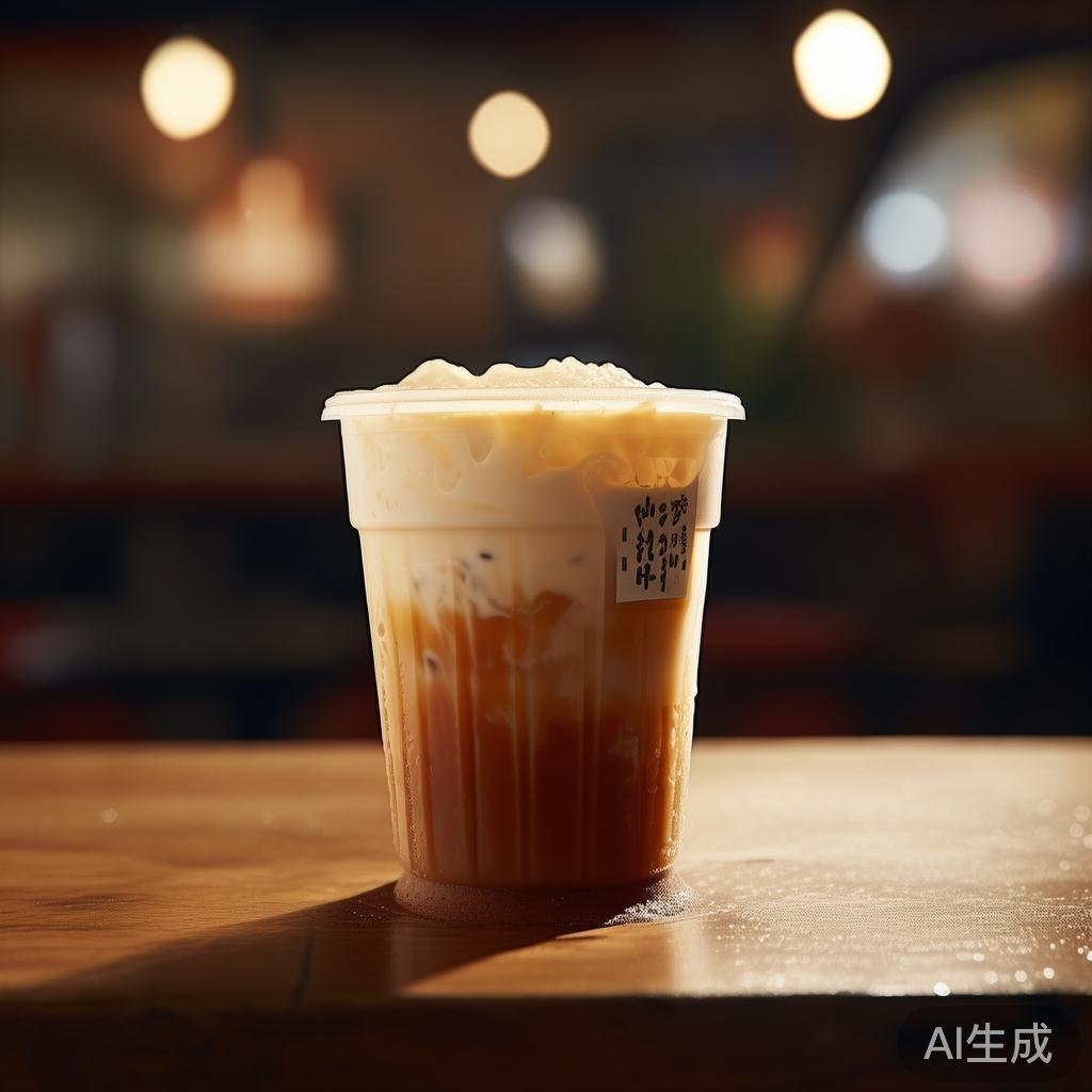 奶茶图片：孤单的甜度