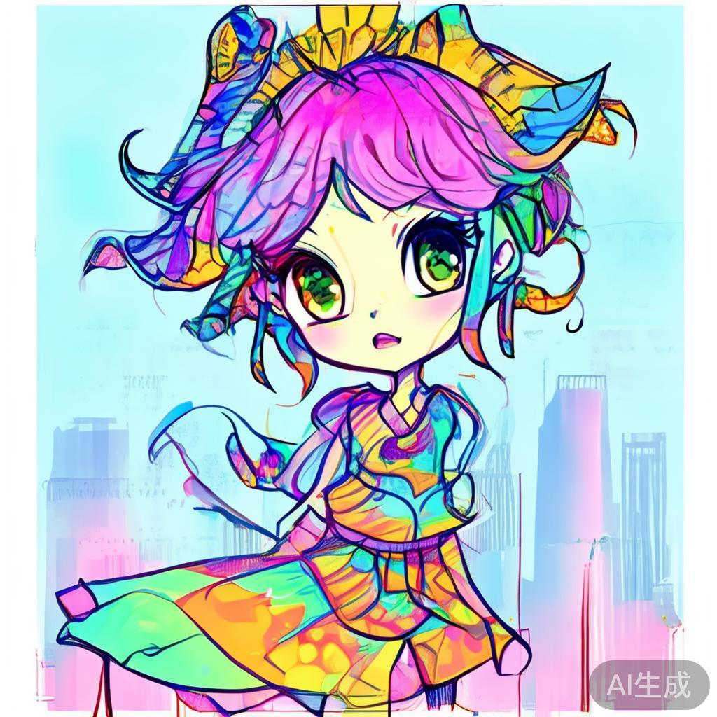 卡通素描动漫人物图片