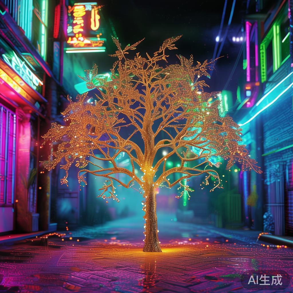 霓虹金楠萌图图片