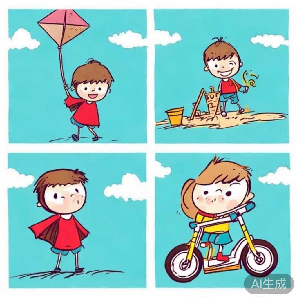 卡通素描风格幼儿简笔图片大全