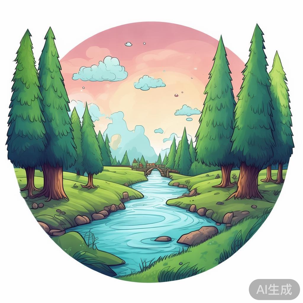 卡通素描qq头像风景图片