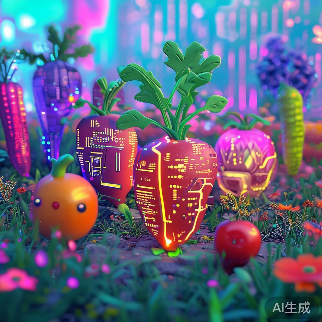 赛博萌蔬简笔画图片大全