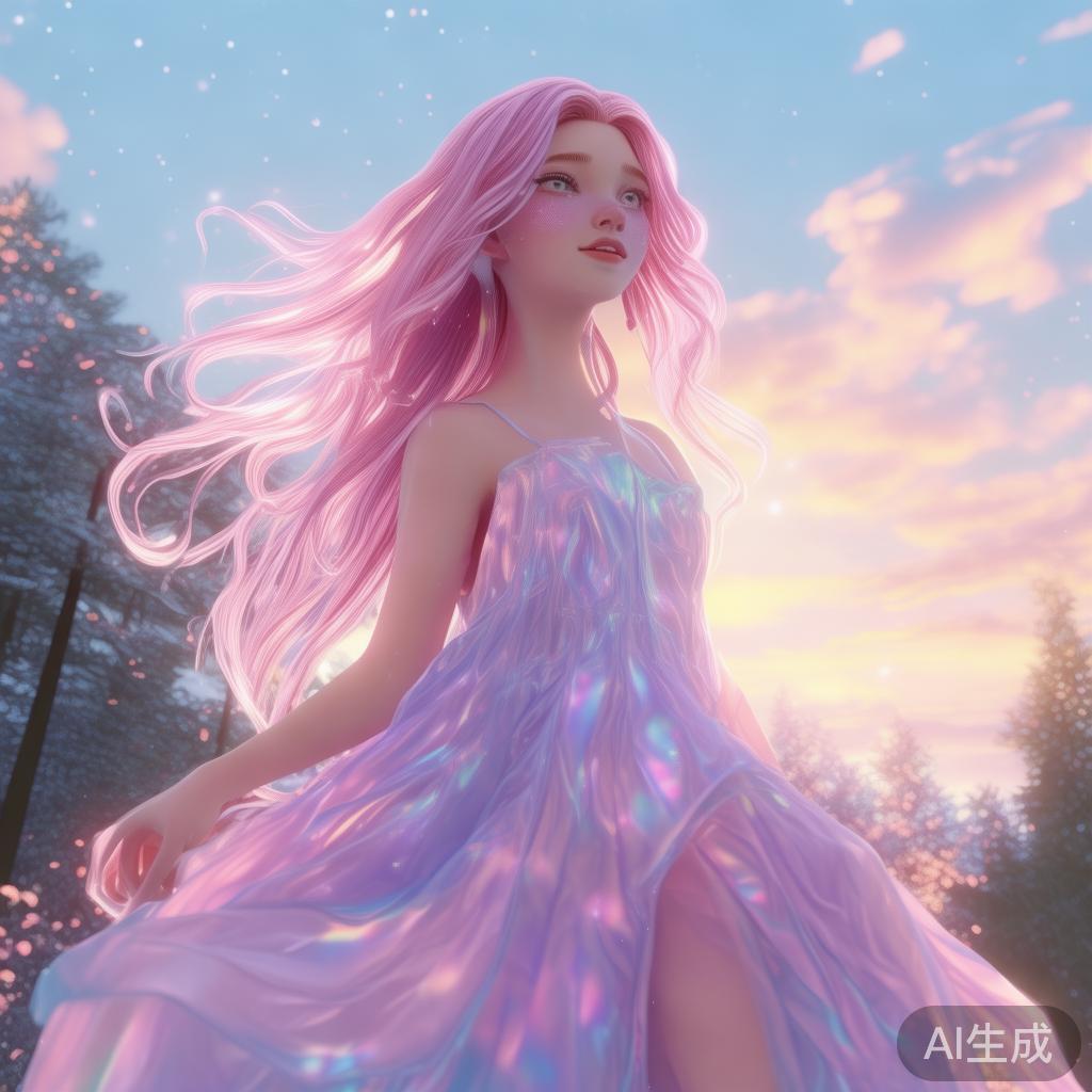 梦幻卡通唯美女生图片