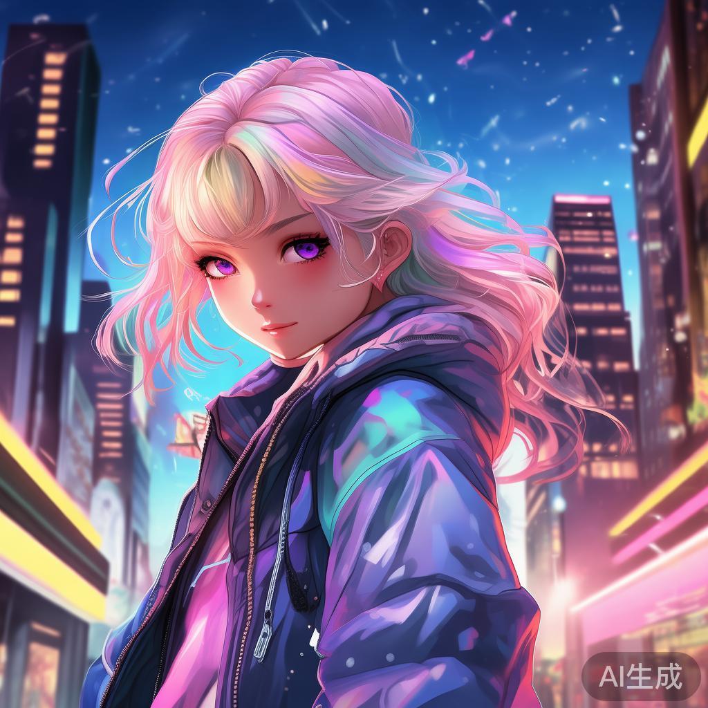 动漫少女高清潮绘图片