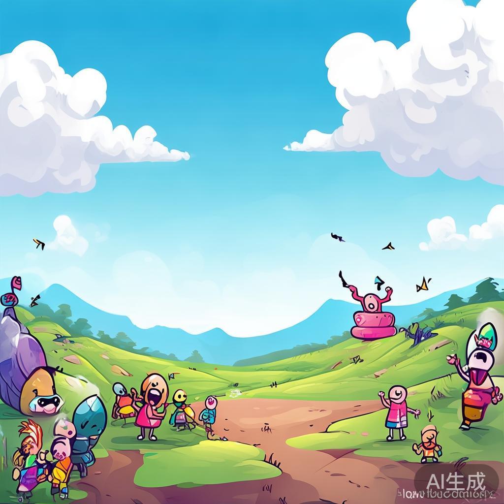 卡通素描PPT动态图片
