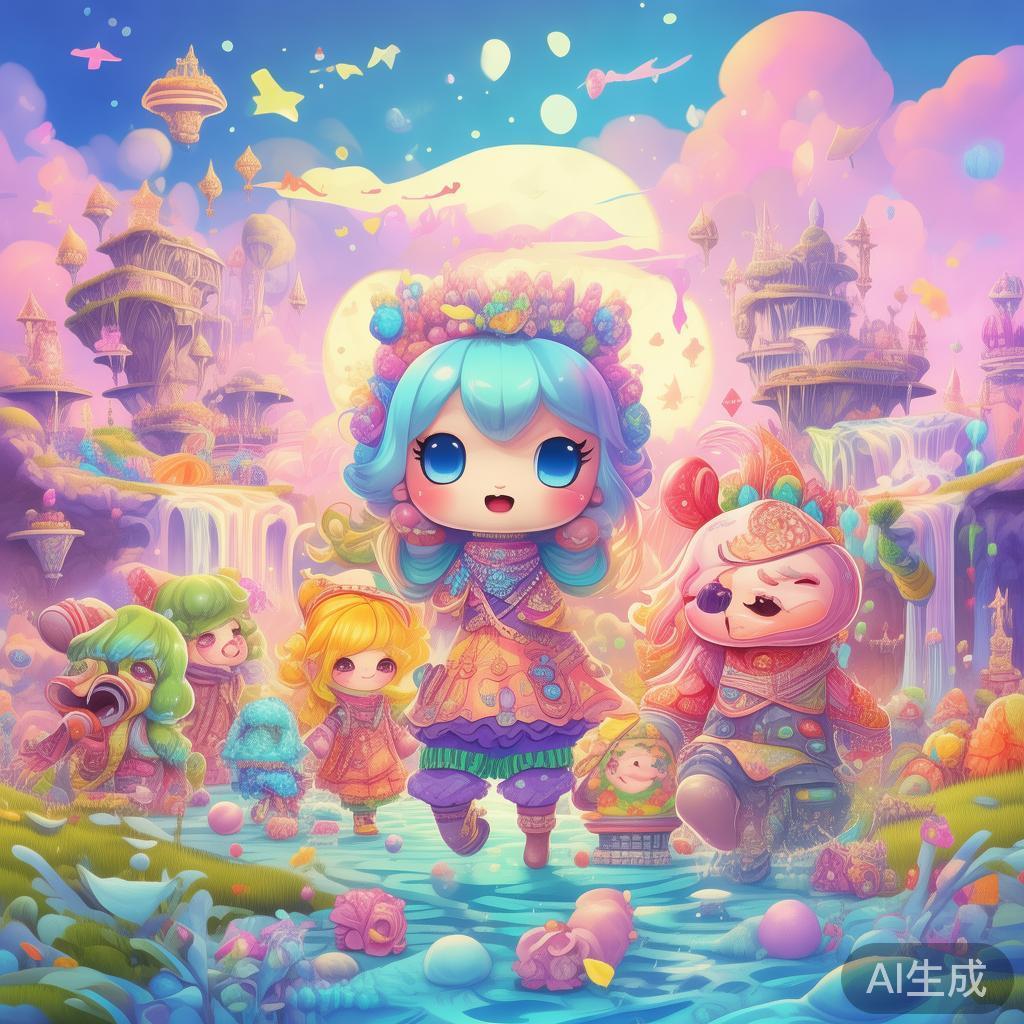 儿童漫画图片：动漫萌系奇幻图
