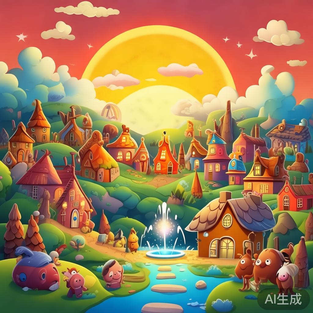 卡通风暖心高清背景图片大全
