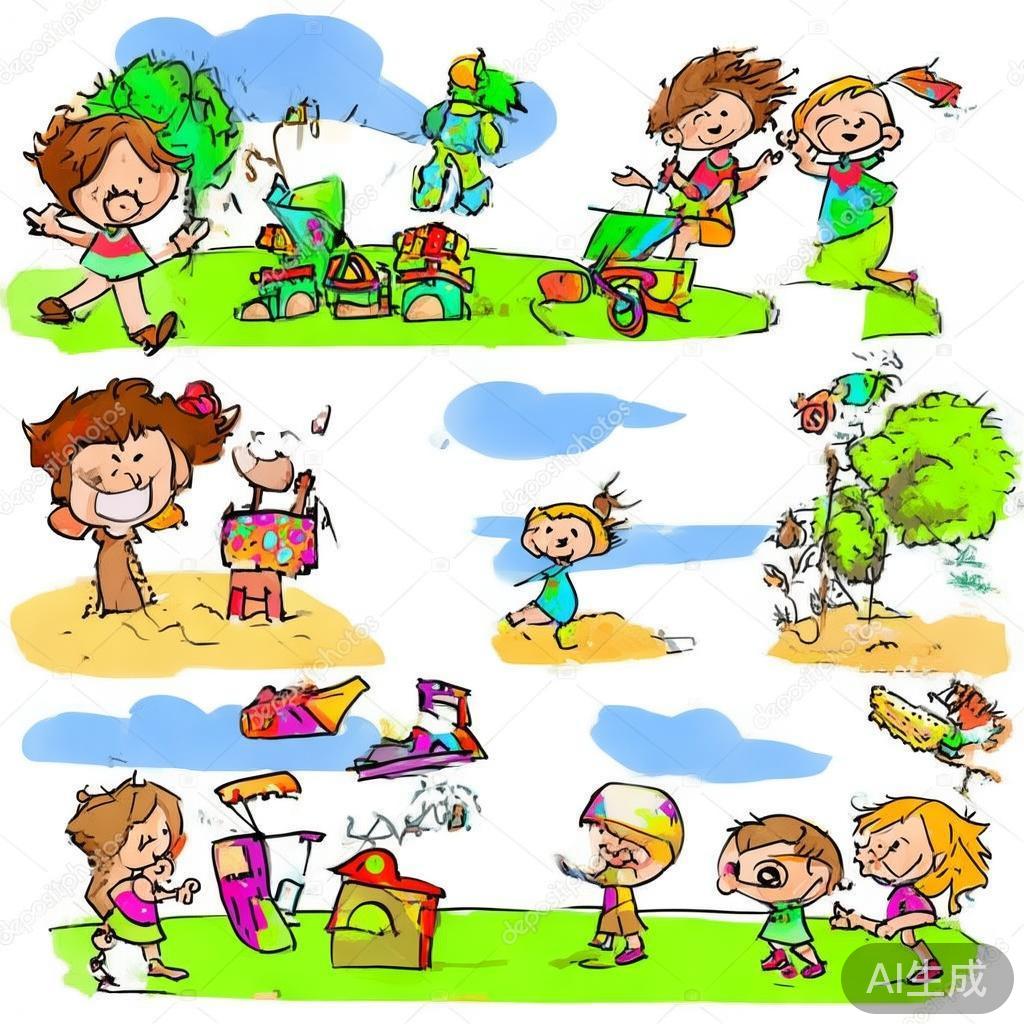 儿童卡通素描图片大全