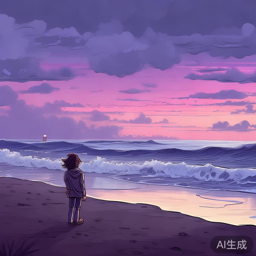 卡通伤感｜高清背景图片·落寞时光