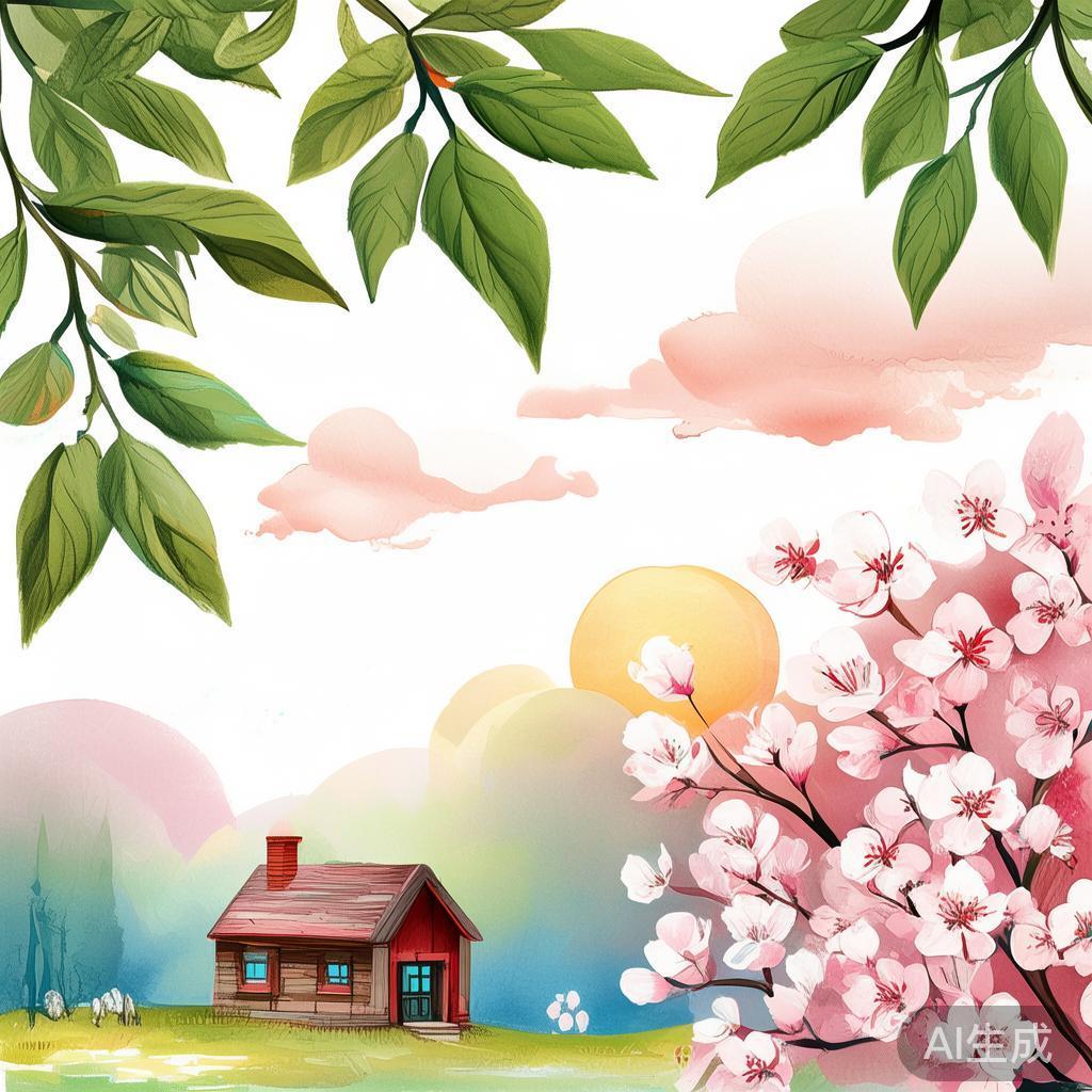 春天简笔画图片·温馨小画集