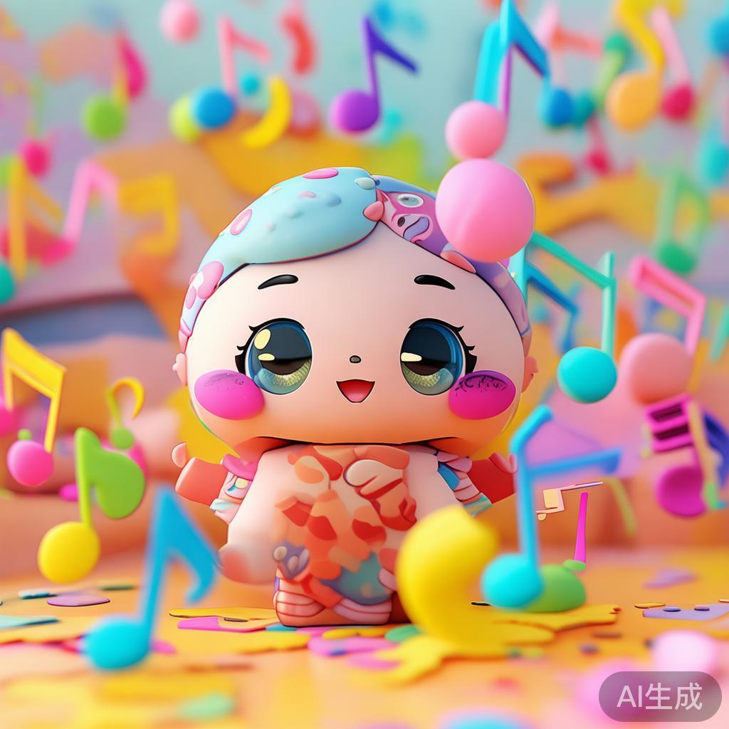 动漫卡通音符萌系图片