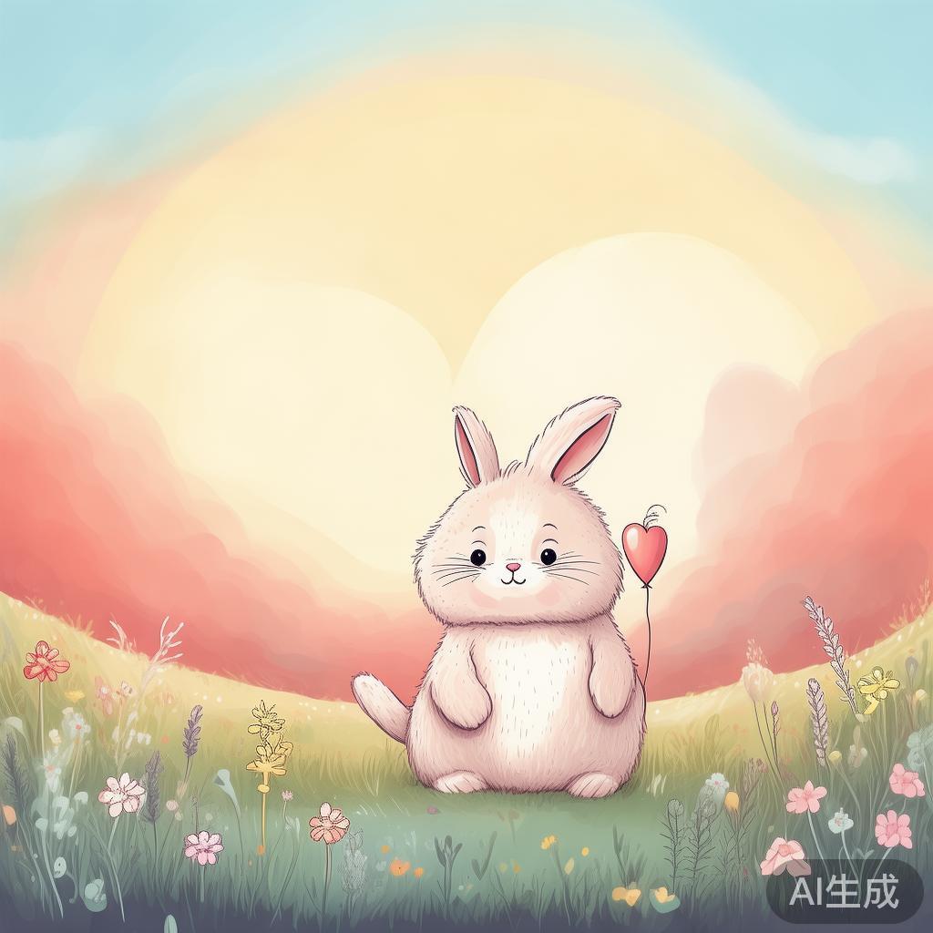 卡通温馨动物图片简笔画